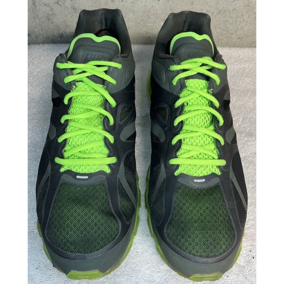 Nike Air Max+ 2012 Men’s Size 13- Sequoia Metallic Silver-electric Green Shoes main image 8